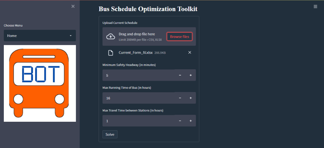 Bus Operations Toolkit (BOT) – Public Systems Lab